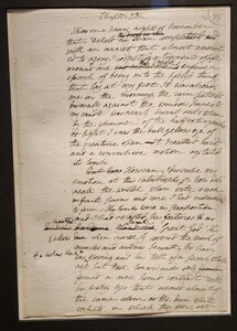 Draft of Mary Shelley's Frankenstein<br /><br />
